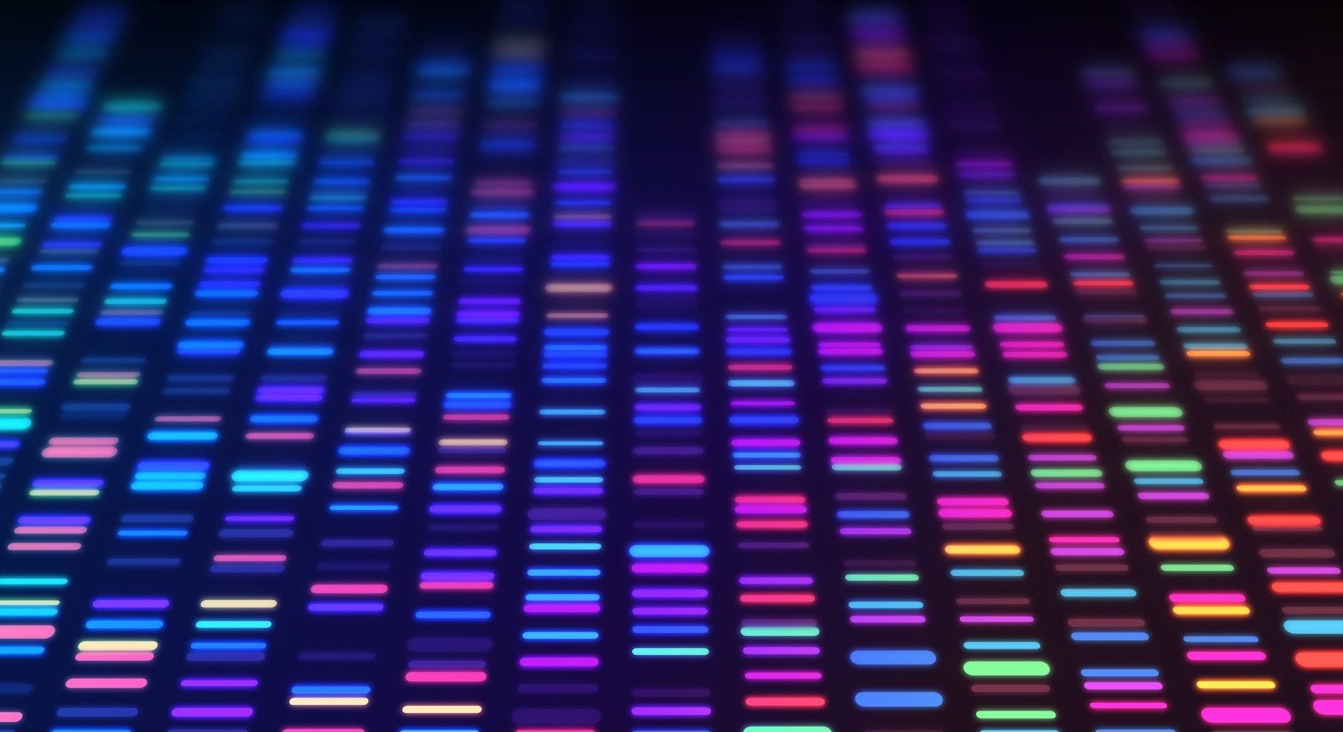 Lines representing genes.