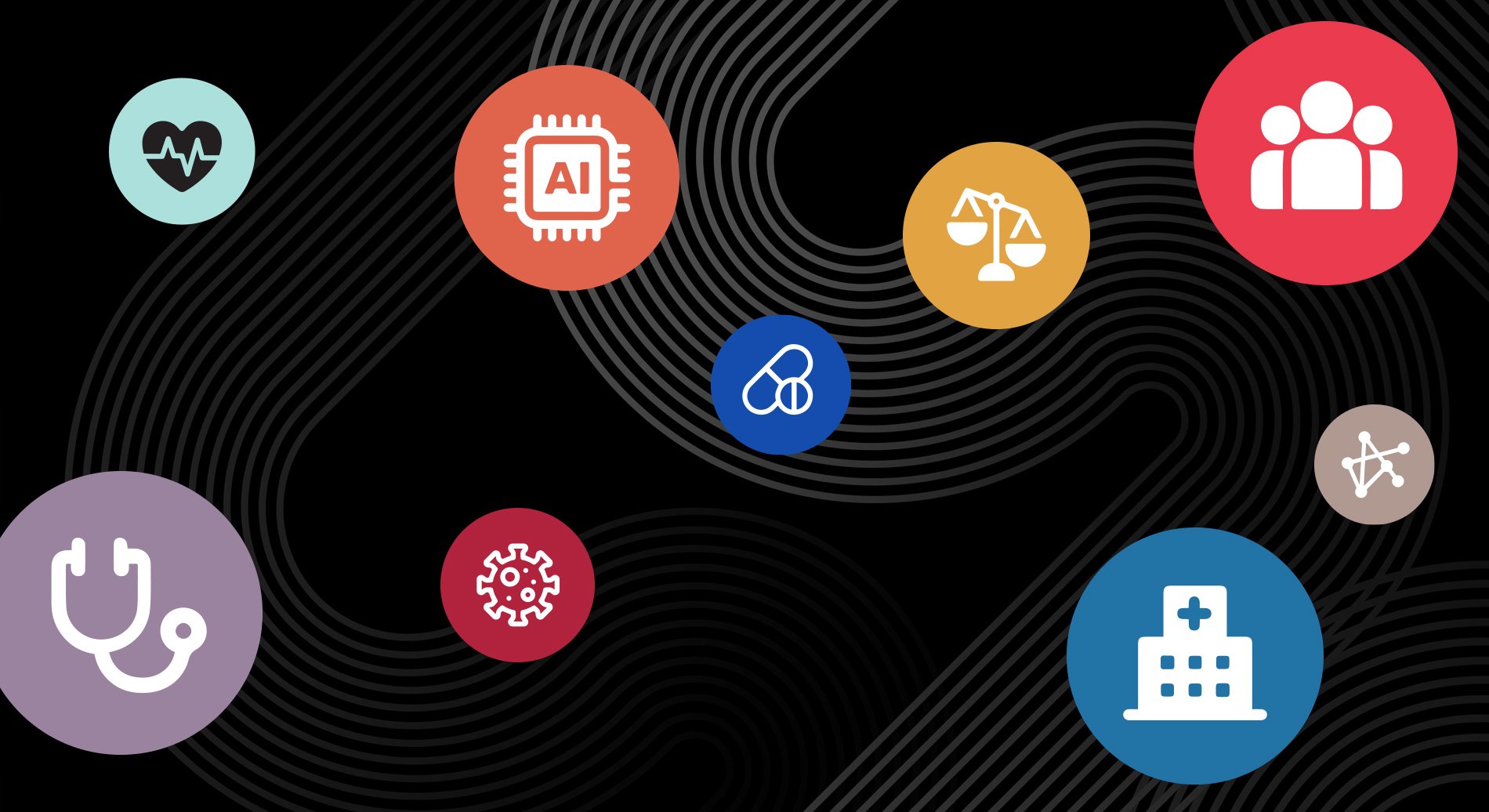 HealthXcelerate Main Page Header With Icons