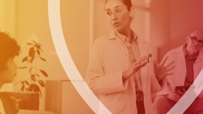 People in a hospital.