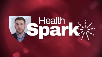 David Bernstein and the HealthSpark logo.