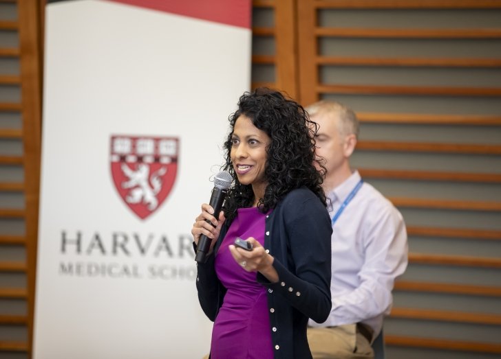 Faculty member speaks during a GCSRT in person session.