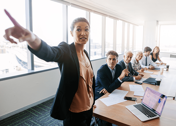 Professional teaching of a group of people.