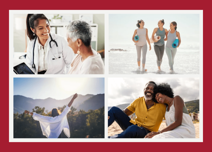 women in various lifestyle poses