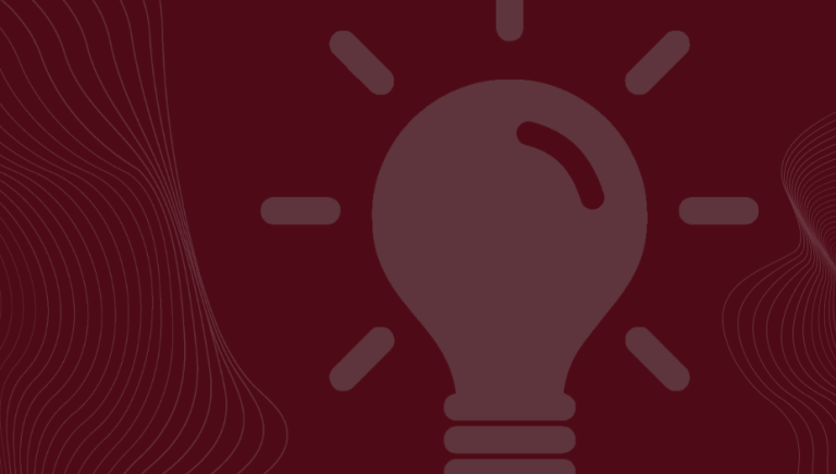 Lightbulb indicated to be on in dark red.