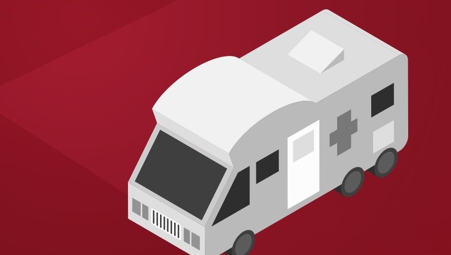 Illustration of ambulance.