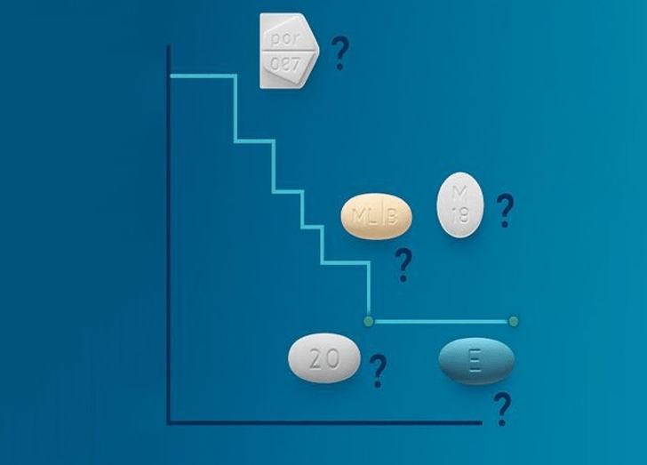 image of pills in a graph form.