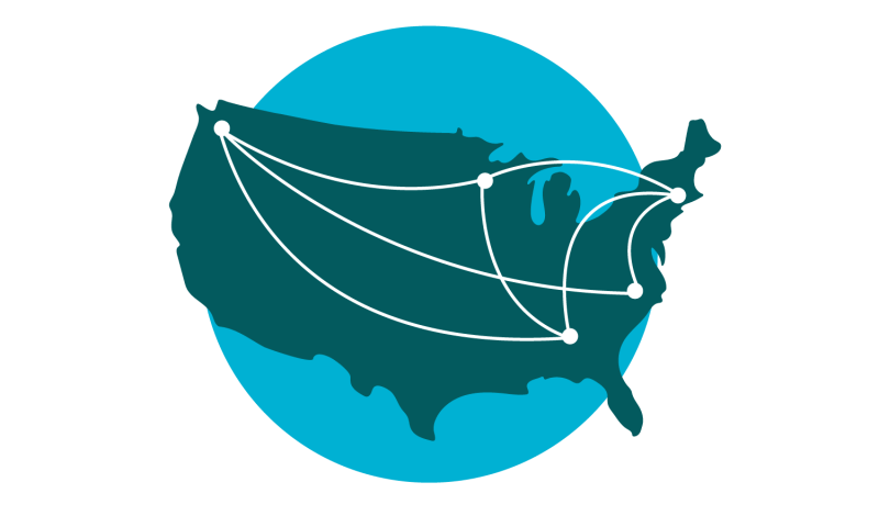 Pathogen Genomics Centers of Excellence Logo.
