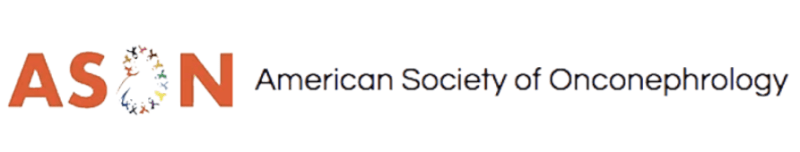 American Society of Onconephrology logo.