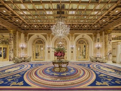 fairmont copley interior lobby